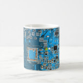 Printed Circuit Assembly PCB Blue Circuit Board Koffiemok (Center)