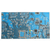 Printed Circuit Assembly PCB Blue Circuit Board Kussensloop (Voorkant-Rechts)