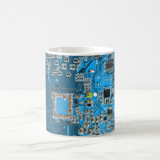 Printed Circuit Assembly PCB Blue Circuit Board Magische Mok (Center)