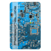Printed Circuit Assembly PCB Blue Circuit Board Magneet (Verticaal)