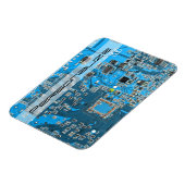 Printed Circuit Assembly PCB Blue Circuit Board Magneet (Linkerzijde)