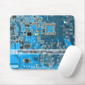 Printed Circuit Assembly PCB Blue Circuit Board Muismat (Met muis)