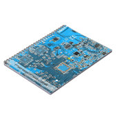 Printed Circuit Assembly PCB Blue Circuit Board Notitieboek (Linkerzijde)