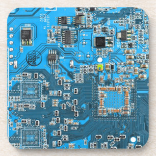 Printed Circuit Assembly PCB Blue Circuit Board Onderzetter