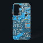 Printed Circuit Assembly PCB Blue Circuit Board Samsung Galaxy Hoesje<br><div class="desc">PCB Circuit Board geschenken voor geeks of geschenken voor nerds. Hier is er een voor de Computer Nerd of Geeks in ons allemaal. Geek Out uw Nerd met deze Printed Circuit Assembly PCB Elektronische Circuit Board. Dit is een close-up afbeelding van een printplaat of printplaat.</div>