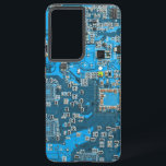 Printed Circuit Assembly PCB Blue Circuit Board Samsung Galaxy Hoesje<br><div class="desc">PCB Circuit Board geschenken voor geeks of geschenken voor nerds. Hier is er een voor de Computer Nerd of Geeks in ons allemaal. Geek Out uw Nerd met deze Printed Circuit Assembly PCB Elektronische Circuit Board. Dit is een close-up afbeelding van een printplaat of printplaat.</div>