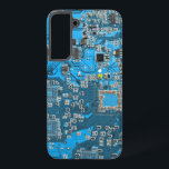 Printed Circuit Assembly PCB Blue Circuit Board Samsung Galaxy Hoesje<br><div class="desc">PCB Circuit Board geschenken voor geeks of geschenken voor nerds. Hier is er een voor de Computer Nerd of Geeks in ons allemaal. Geek Out uw Nerd met deze Printed Circuit Assembly PCB Elektronische Circuit Board. Dit is een close-up afbeelding van een printplaat of printplaat.</div>