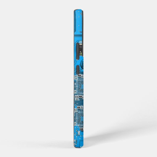 Printed Circuit Assembly PCB Blue Circuit Board Samsung Galaxy Hoesje (Rechterkant)