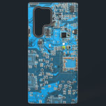 Printed Circuit Assembly PCB Blue Circuit Board Samsung Galaxy Hoesje<br><div class="desc">PCB Circuit Board geschenken voor geeks of geschenken voor nerds. Hier is er een voor de Computer Nerd of Geeks in ons allemaal. Geek Out uw Nerd met deze Printed Circuit Assembly PCB Elektronische Circuit Board. Dit is een close-up afbeelding van een printplaat of printplaat.</div>
