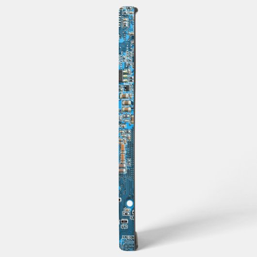 Printed Circuit Assembly PCB Blue Circuit Board Samsung Galaxy Hoesje (Linkerkant)