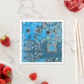 Printed Circuit Assembly PCB Blue Circuit Board Servet (Insitu)