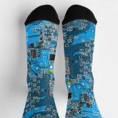 Printed Circuit Assembly PCB Blue Circuit Board Sokken (Top)