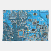 Printed Circuit Assembly PCB Blue Circuit Board Theedoek (Horizontaal)