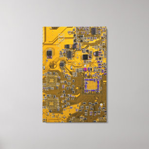 Printed Circuit Assembly PCB Circuit Board Sinaasa Canvas Afdruk