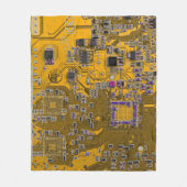 Printed Circuit Assembly PCB Circuit Board Sinaasa Fleece Deken (Voorkant)