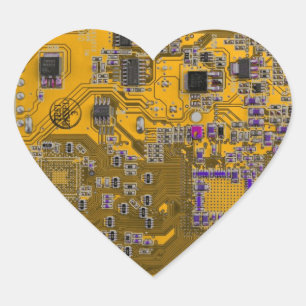Printed Circuit Assembly PCB Circuit Board Sinaasa Hart Sticker