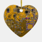 Printed Circuit Assembly PCB Circuit Board Sinaasa Keramisch Ornament (Voorkant)