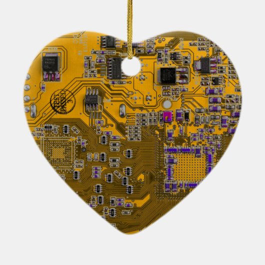 Printed Circuit Assembly PCB Circuit Board Sinaasa Keramisch Ornament (Achterkant)