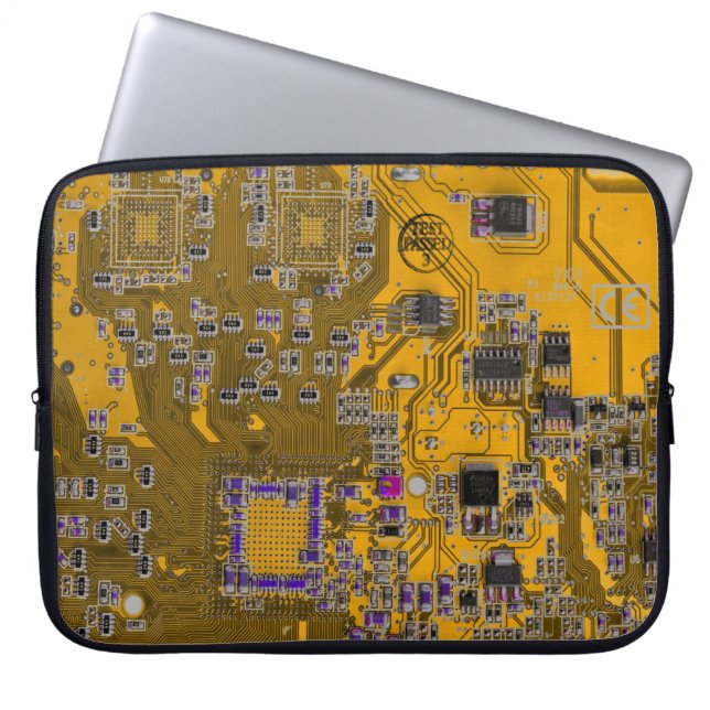 Printed Circuit Assembly PCB Circuit Board Sinaasa Laptop Sleeve (Voorkant)