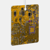 Printed Circuit Assembly PCB Circuit Board Sinaasa Metalen Ornament (Voorkant Rechts)