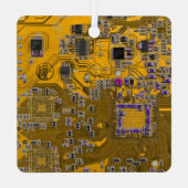 Printed Circuit Assembly PCB Circuit Board Sinaasa Metalen Ornament (Achterkant)