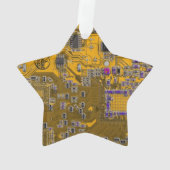 Printed Circuit Assembly PCB Circuit Board Sinaasa Ornament (achterkant)