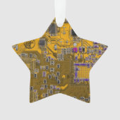 Printed Circuit Assembly PCB Circuit Board Sinaasa Ornament (voorkant)
