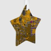 Printed Circuit Assembly PCB Circuit Board Sinaasa Ornament (voorkant)