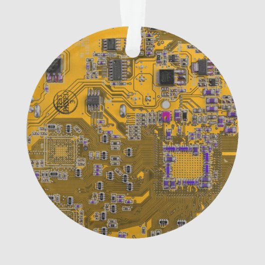Printed Circuit Assembly PCB Circuit Board Sinaasa Ornament (achterkant)