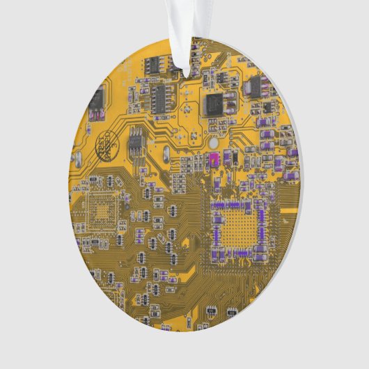 Printed Circuit Assembly PCB Circuit Board Sinaasa Ornament (voorkant)