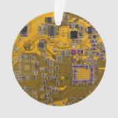 Printed Circuit Assembly PCB Circuit Board Sinaasa Ornament (voorkant)