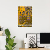 Printed Circuit Assembly PCB Circuit Board Sinaasa Poster (Thuiskantoor)