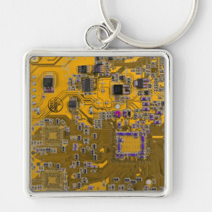 Printed Circuit Assembly PCB Circuit Board Sinaasa Sleutelhanger