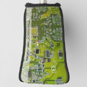 Printed Circuit Assembly PCB Green Circuit Board 2 Golfheadcover (Draai 90)