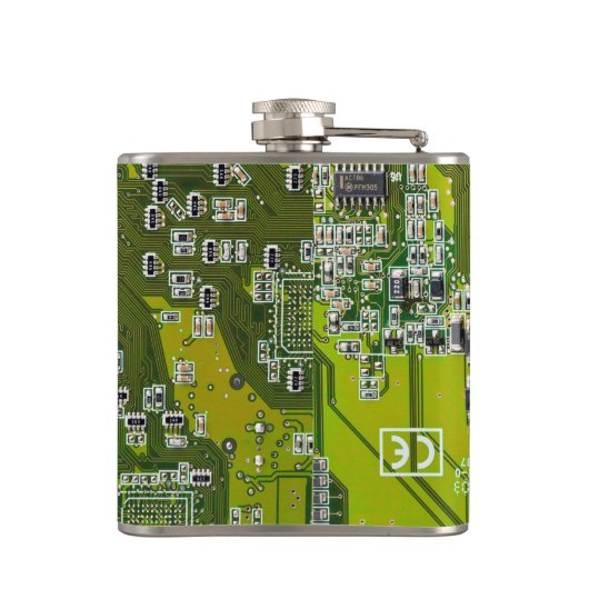 Printed Circuit Assembly PCB Green Circuit Board 2 Heupfles (Achterkant)