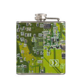 Printed Circuit Assembly PCB Green Circuit Board 2 Heupfles (Achterkant)