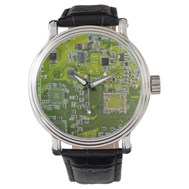 Printed Circuit Assembly PCB Green Circuit Board 2 Horloge (Voorkant)