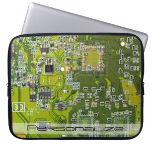 Printed Circuit Assembly PCB Green Circuit Board 2 Laptop Sleeve