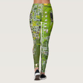 Printed Circuit Assembly PCB Green Circuit Board 2 Leggings (Achterkant)
