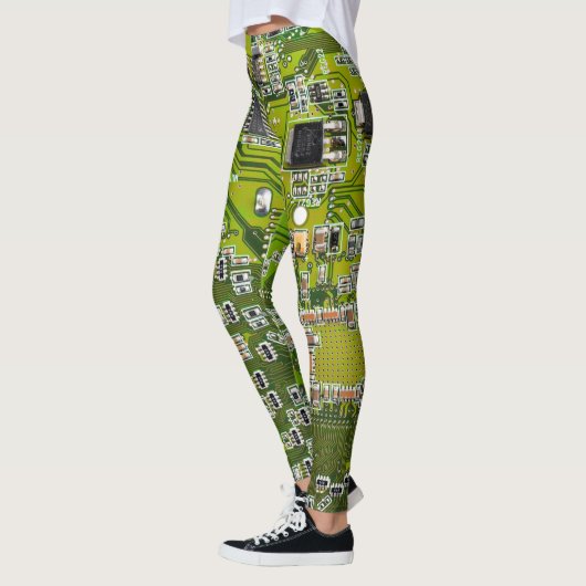 Printed Circuit Assembly PCB Green Circuit Board 2 Leggings (Links)
