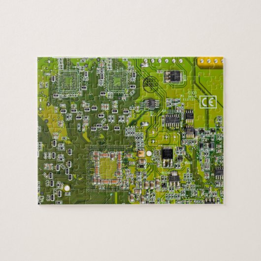 Printed Circuit Assembly PCB Green Circuit Board 2 Legpuzzel (Horizontaal)