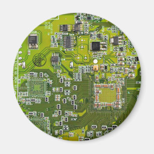 Printed Circuit Assembly PCB Green Circuit Board 2 Magneet