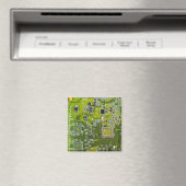 Printed Circuit Assembly PCB Green Circuit Board 2 Magneet (Insitu (Vaatwasser))
