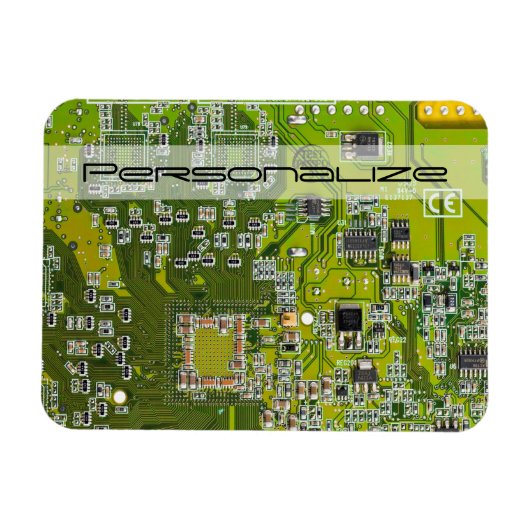 Printed Circuit Assembly PCB Green Circuit Board 2 Magneet (Horizontaal)