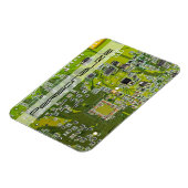Printed Circuit Assembly PCB Green Circuit Board 2 Magneet (Linkerzijde)