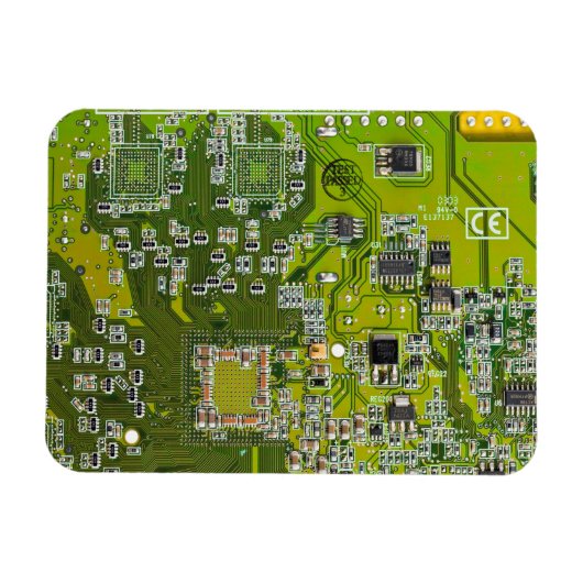 Printed Circuit Assembly PCB Green Circuit Board 2 Magneet (Horizontaal)