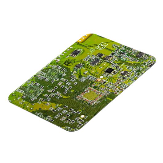 Printed Circuit Assembly PCB Green Circuit Board 2 Magneet (Linkerzijde)