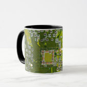 Printed Circuit Assembly PCB Green Circuit Board 2 Mok (Voorkant links)