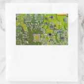 Printed Circuit Assembly PCB Green Circuit Board 2 Rechthoekige Sticker (Tas)