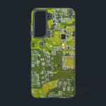 Printed Circuit Assembly PCB Green Circuit Board 2 Samsung Galaxy Hoesje<br><div class="desc">PCB Circuit Board geschenken voor geeks of geschenken voor nerds. Hier is er een voor de Computer Nerd of Geeks in ons allemaal. Geek Out uw Nerd met deze Printed Circuit Assembly PCB Elektronische Circuit Board. Dit is een close-up afbeelding van een printplaat of printplaat.</div>